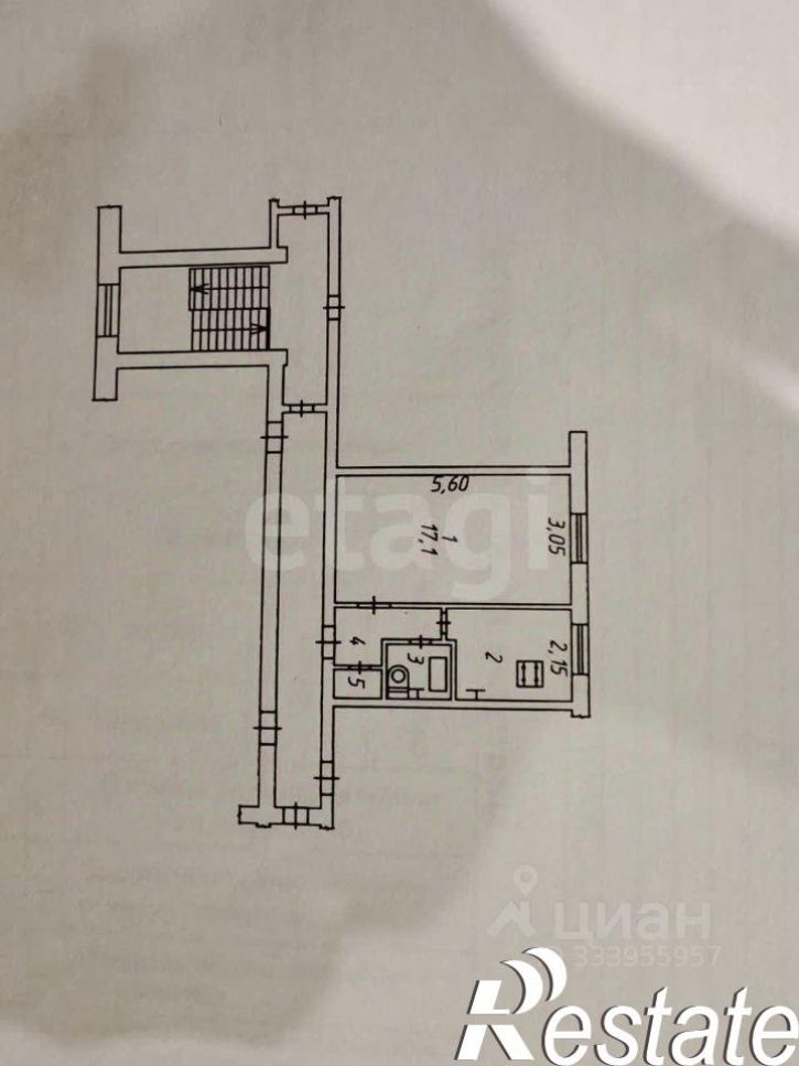 1-комн квартира Промышленная улица, 6,  д. 6